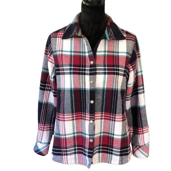Orvis Jackets & Blazers - Orvis Fleece Lined Pinnacle Flannel Women's Shirt - Size Medium